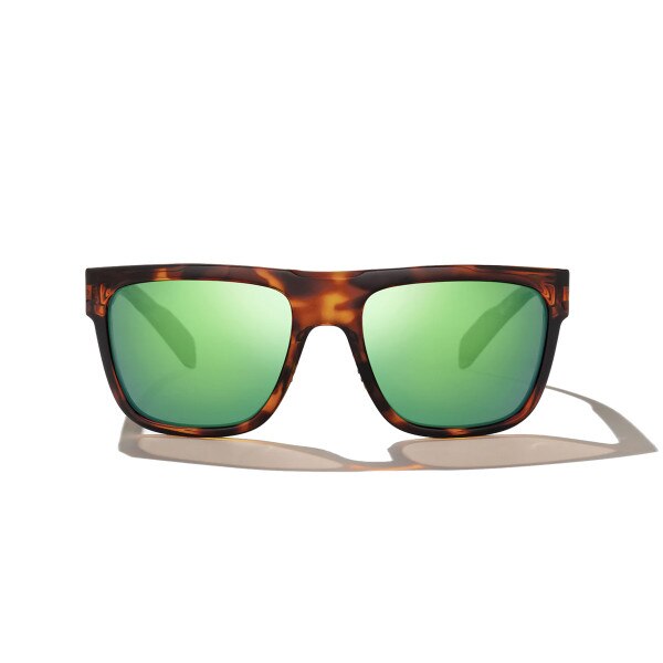 Bajio Caballo Sunglasses Polarized in Tort Gloss with Green Glass